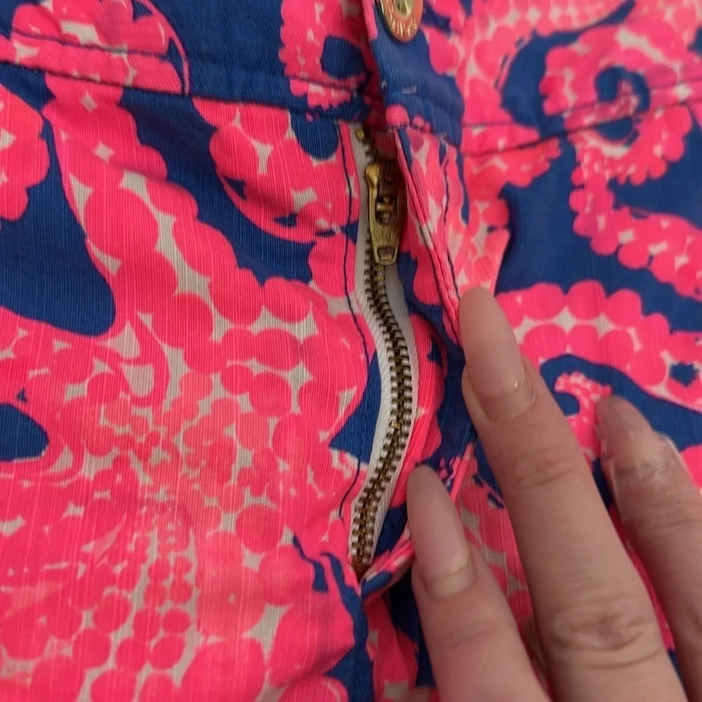 LILLY PULITZER Nicki Skort Ikat Blue Ocean Small NEW Sz 2 RARE!